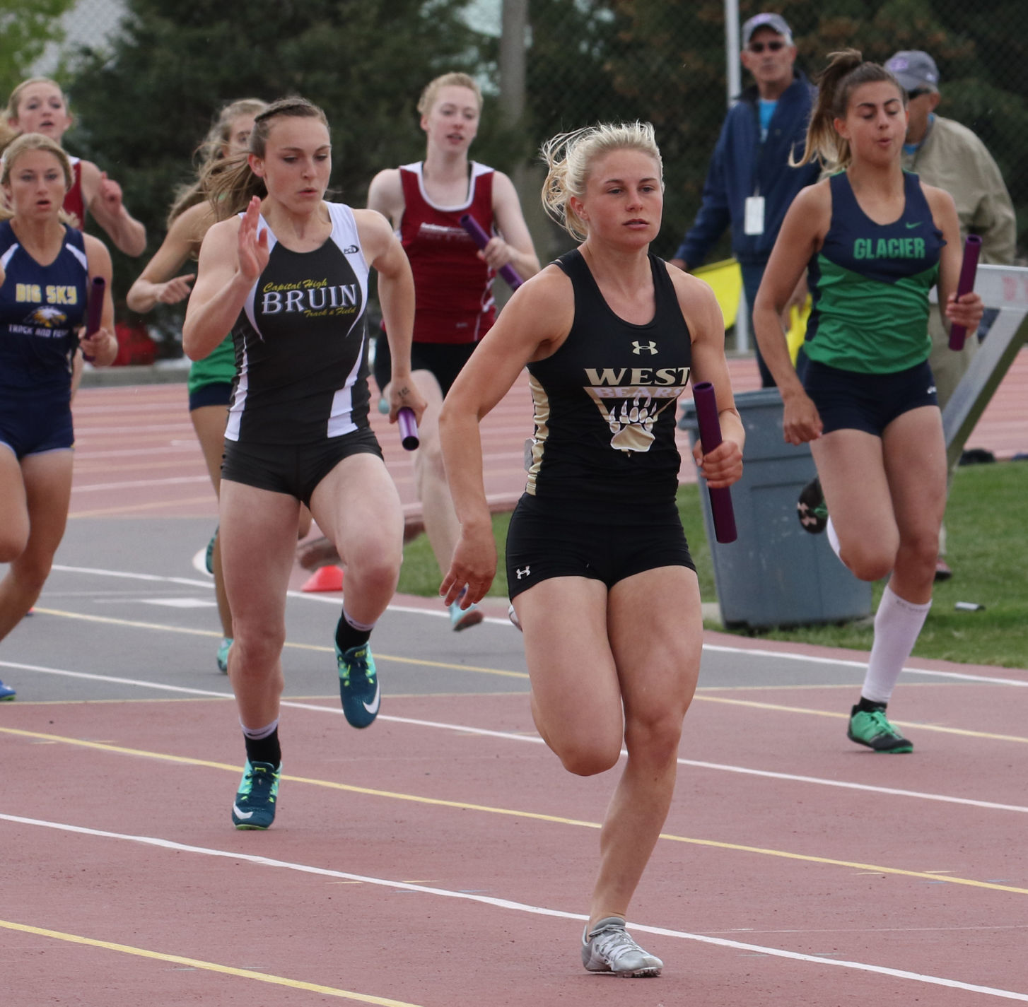 Billings West Girls 4x100 relay